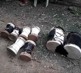 Trommel aus Tierleder