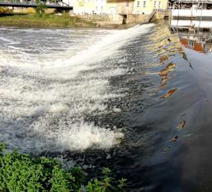 Die Staustufe der Fulda 