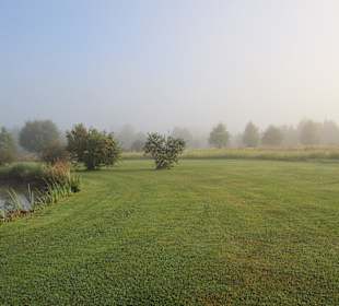 Die Anlage im Frühnebel