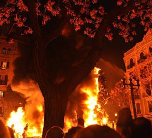 Fin de semana en fallas de valencia
