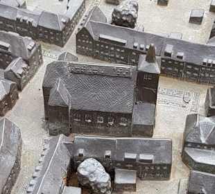 Blindenstadtmodell vor der St.Agatha Kirche 