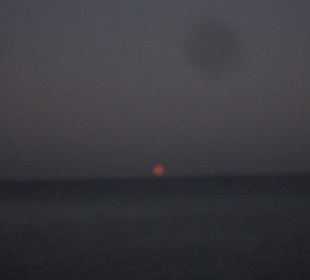 Mondaufgang nach Sonnenuntergang