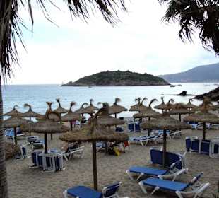 Blick auf die Insel Dragonera in San Elm