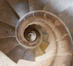 Schody na wieżę od góry