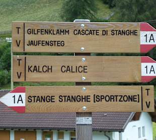 Der Weg zur Gilfenklamm