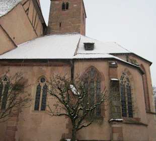 Altstadt Wissembourg im Winter