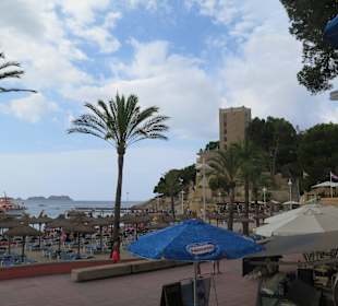 Bucht von Paguera im August