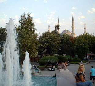 Vista sulla moschea