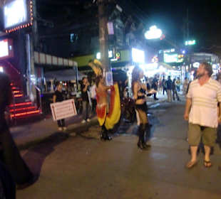 Werbung für die Shows