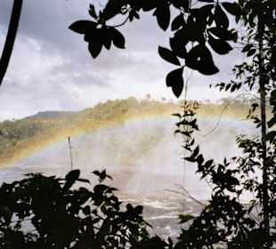 Regenbogen beim Salto Sapo
