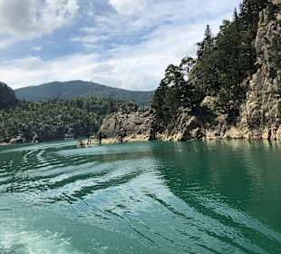 Oymapinar Baraji/ Stausee Green Lake & Green Canyon