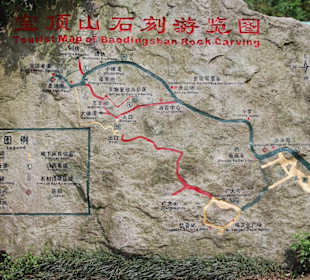 Der Lageplan des Schatzkammerberges