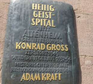 NFO-Tafel am Heilig-Geist-Spital