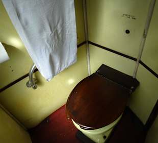 Toilette im Zug