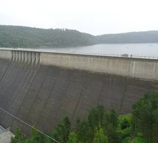 Blick auf die Rappbodetalsperre