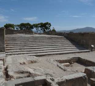 Ausflug Festos, große Freitreppe