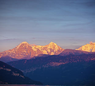 Blick auf das traumhafte Bergpanorama