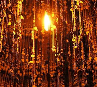 Ямайка в Египте. Лампа из кокосовых бус