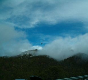 Wulkan teida we mgle