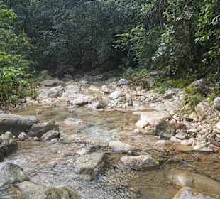Fluss beim Dschungeltrekking