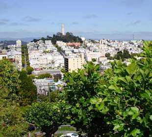 Sicht von der Lombard Street aus
