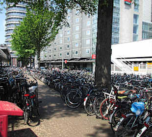Fahradparkplatz in Amsterdam