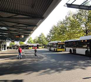 Der ZOB am Hauptbahnhof Oldenburg
