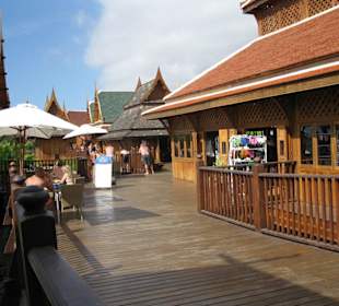 Shopping Bereich des Parks