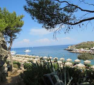 Blick auf den Strandabschnitt