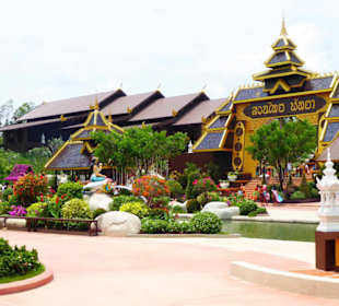 Eine schön gepflegte Parkanlage