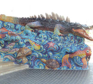 Rundgang um den Tempel