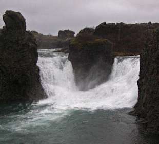 Hjalparfoss waterfall