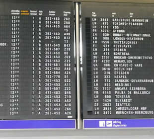 Im August 2021 am Flughafen Frankfurt