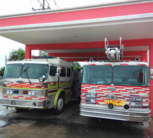 Leiter und Tanker der Feuerwache