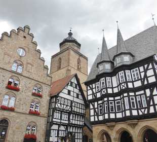 Bei einem Altstadtbummel durch Alsfeld