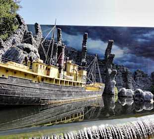 Mini-Kulisse von King Kong