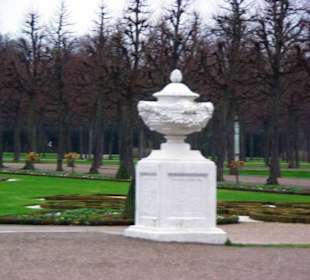 Der Schlossgarten im Winter