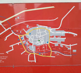 Übersichtsplan InnenstadtMarktplatz mit Turm der S