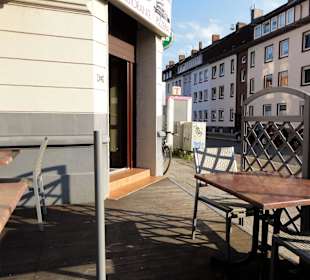 Plätze auf der Terrasse