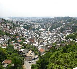 Toller Blick über die Favelas
