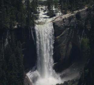 Blick auf den Vernal Fall