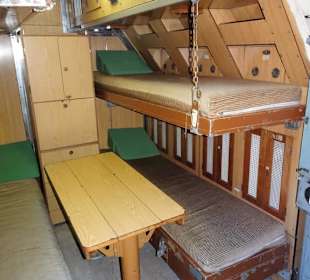 Kojen im U-Boot "U10"