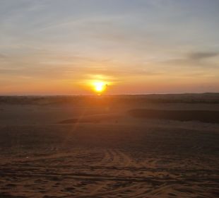 Sonnenaufgang bei den weißen Dünen