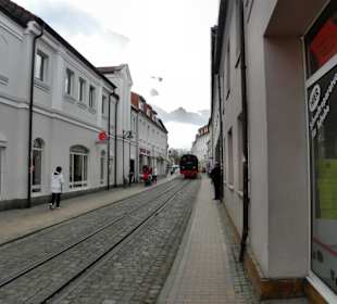 Molli Bahn, quer durch Bad Doberan
