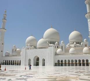 Sheikh Zayed Moschee in Abu Dhabi