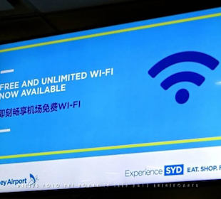 #1409 WLAN/WIFI, elektronische Hinweistafel