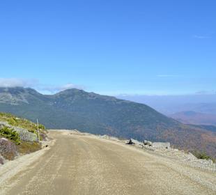 Straße zum Gipfel des Mount Washington