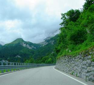 Der Plöckenpass nach AUT