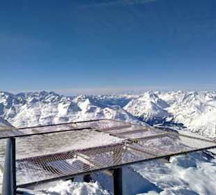 Ausblick auf dem Gletscher