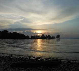 Sonnenuntergang am Bodensee